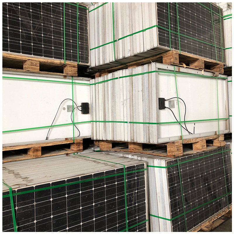 二手太阳能电池板185w190瓦拆卸光伏组件晶澳单晶硅光伏板太阳能