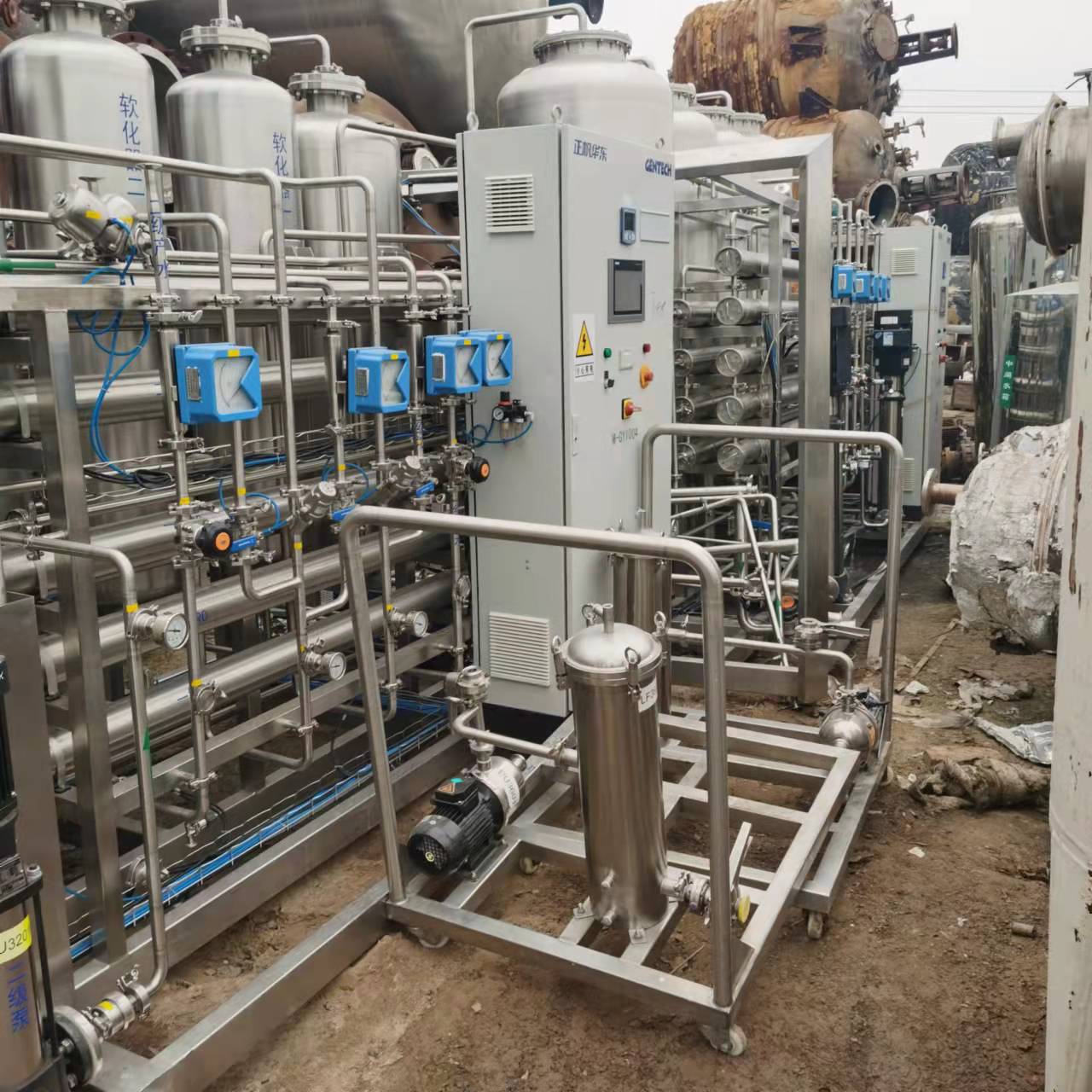 反渗透纯净水设备 直饮水机器纯水处理系统 工业反渗透水处理